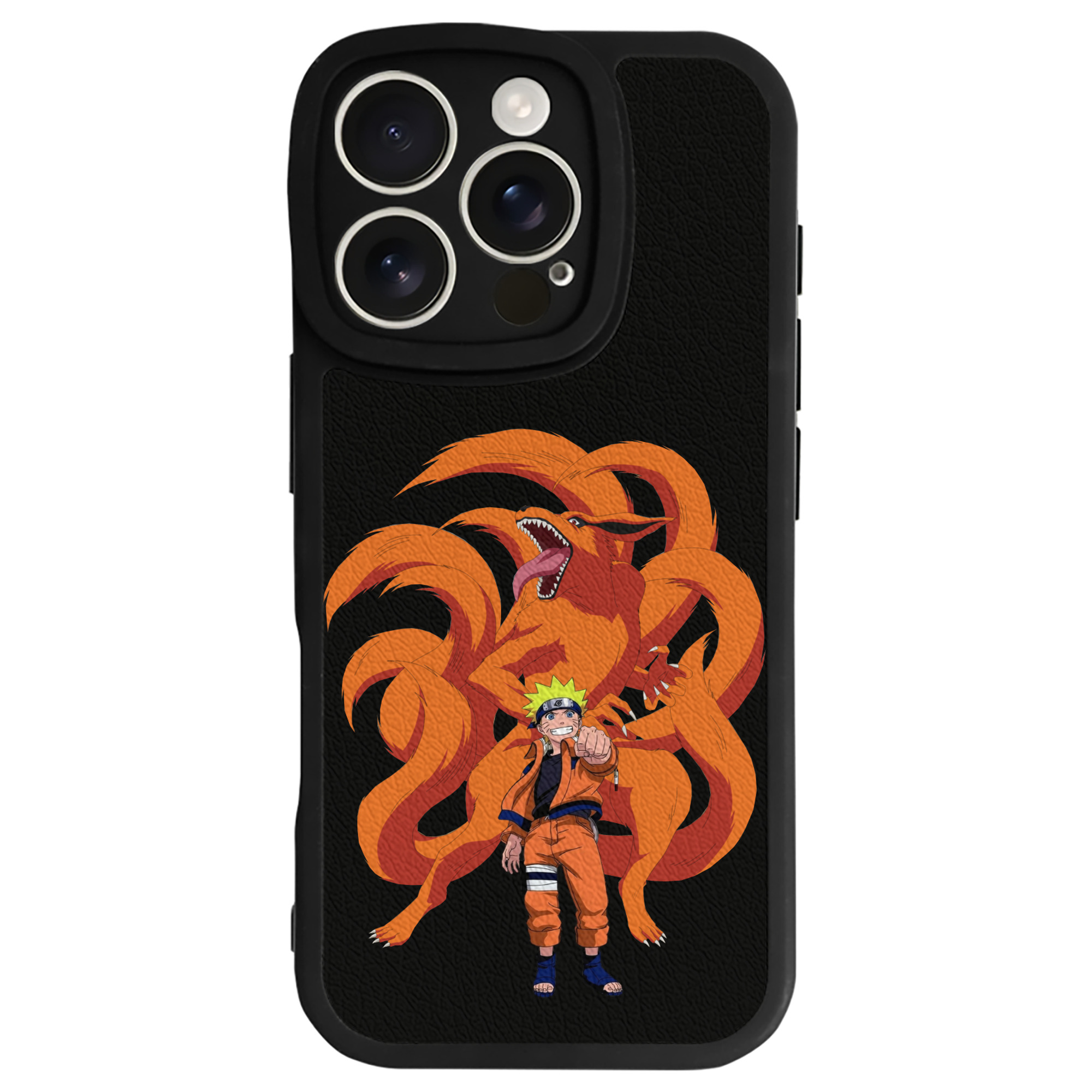 （画像用） NARUTO -ナルト- うずまき ナルト Uzumaki Naruto 【iPhone 16シリーズ対応】シリコンスマホケース（レザー調） 材質：シリコン